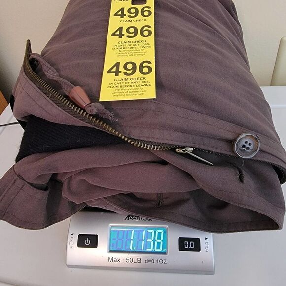 Gallery Velvet Hood Coat Gray Black Size XL - Picture 13 of 16